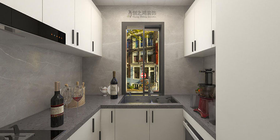 金地藝墅家95㎡現(xiàn)代輕奢風(fēng)裝修實景圖