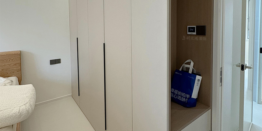 惠靈頓·海上花苑121㎡原木奶油風(fēng)三居室實景案例